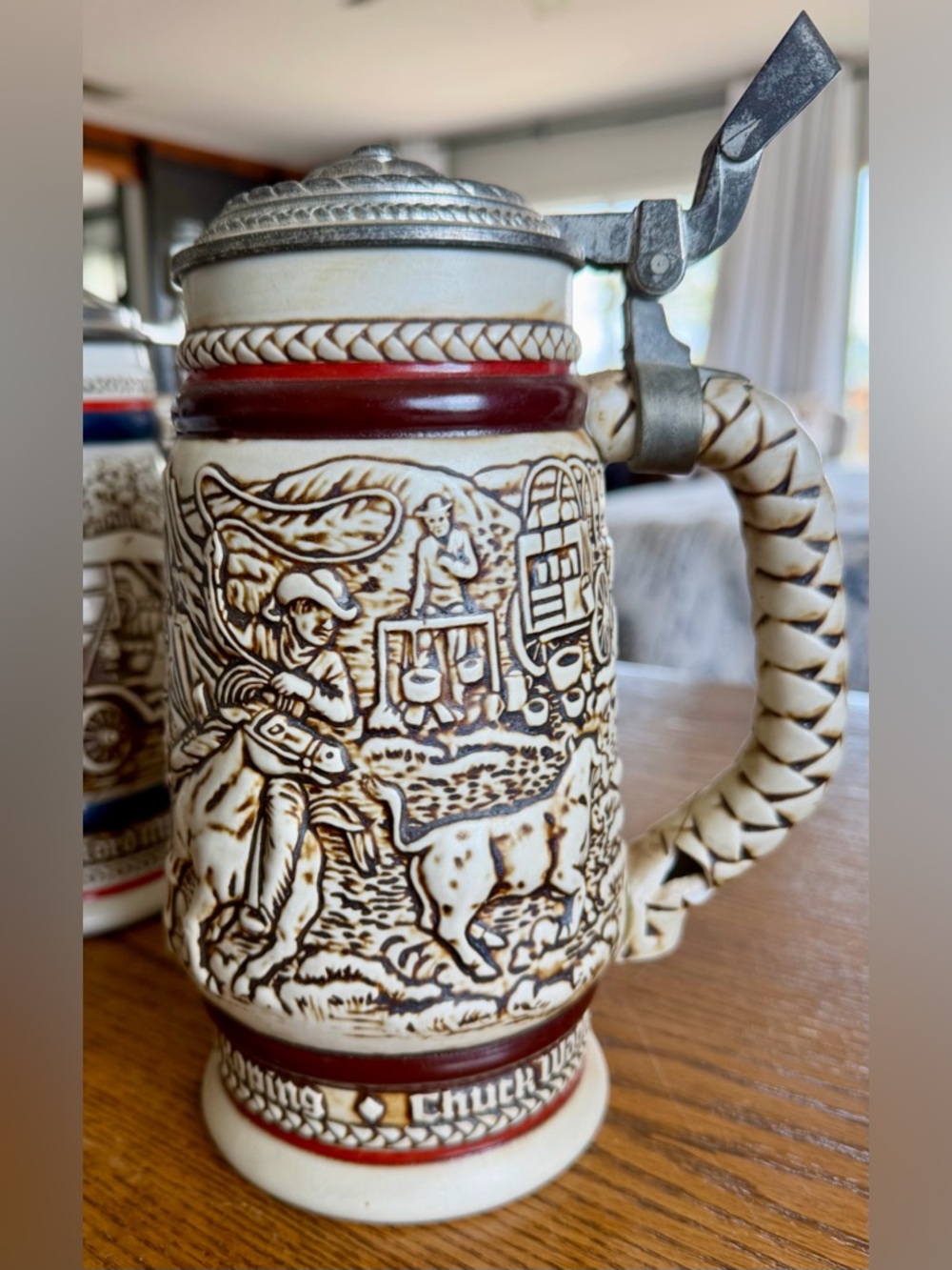 Avon Handcrafted Ceramic collector Steins 1977-1980 - Picture 3 of 14